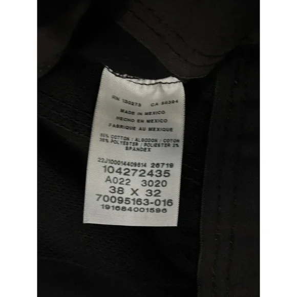 Lee Extreme Motion Jeans Mens 38x32 Black Straight Fit Tapered Leg Preppy Casual - Picture 8 of 11